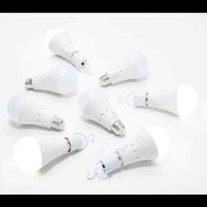 BrightLiving LED Lightbulbs with Built-In Battery - Set of 8